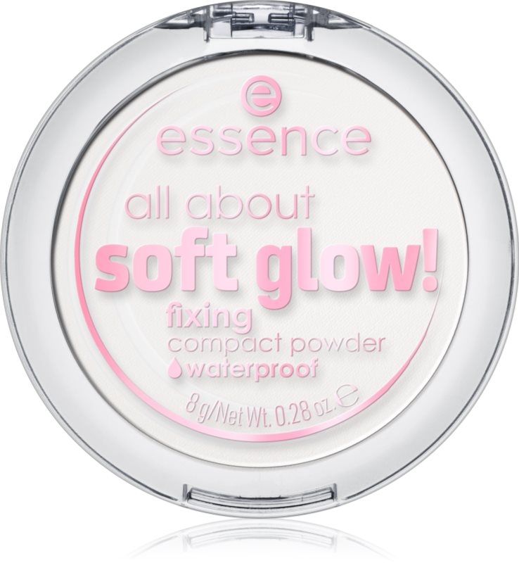 essence All About Soft Glow! Pudră transparentă de fixare pentru o piele mai luminoasa 8 g