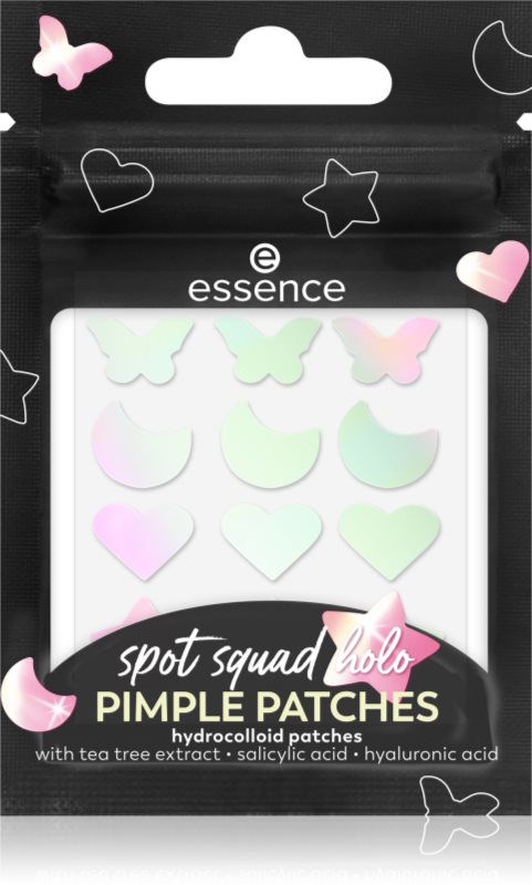 essence Spot Squad Holo Pimple Patches plasturi pentru piele problematică 24 buc