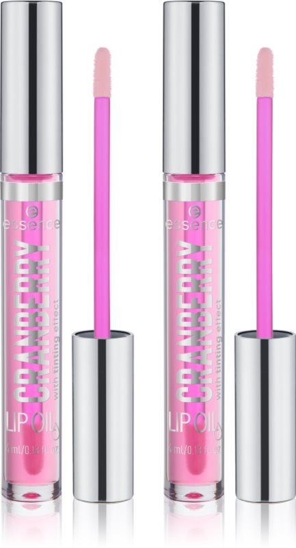 essence Cranberry DUO ulei pentru buze pachet duo