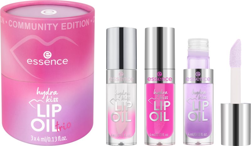 essence Hydra Kiss Lip Oil Trio set îngrijire buze