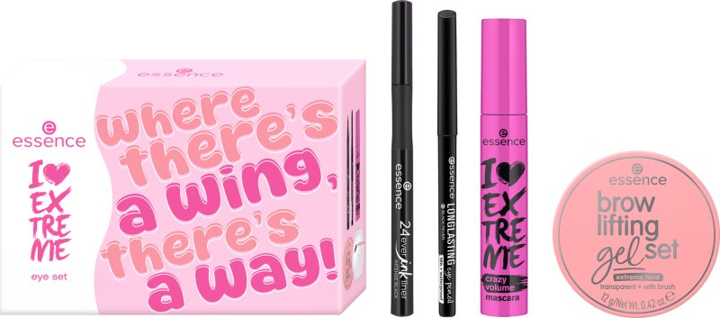 essence I LOVE EXTREME set cosmetice decorative pentru ochi