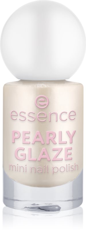essence PEARLY GLAZE lac de unghii stralucitor mini culoare 16 5 ml