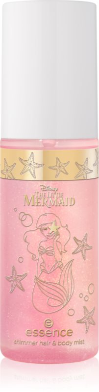 essence Disney The Little Mermaid Body Mist cu particule stralucitoare pentru femei 100 ml