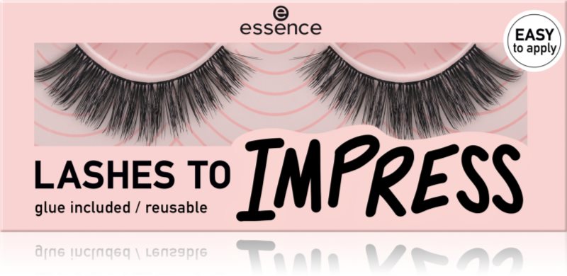essence LASHES TO IMPRESS gene false pentru volum și îndesirea genelor 09 Big Lash Crush 1 pereche