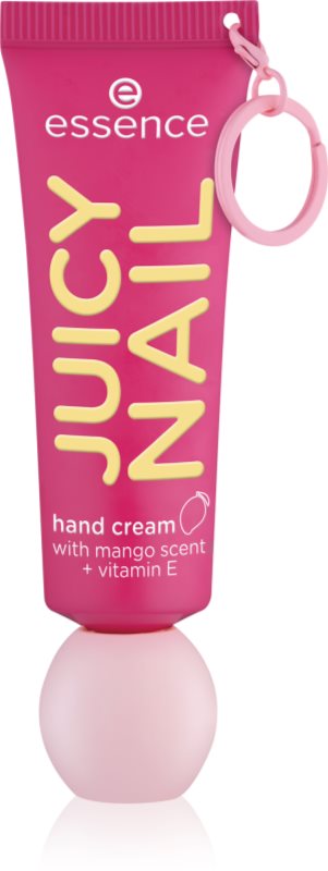 essence JUICY NAIL crema de maini hidratanta cu clips 30 ml