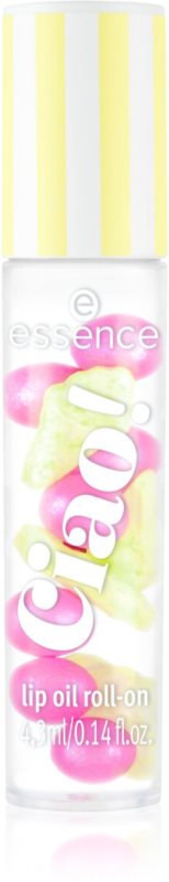 essence Ciao! ulei pentru buze roll-on culoare 01 Ciao Cutie 4.3 ml