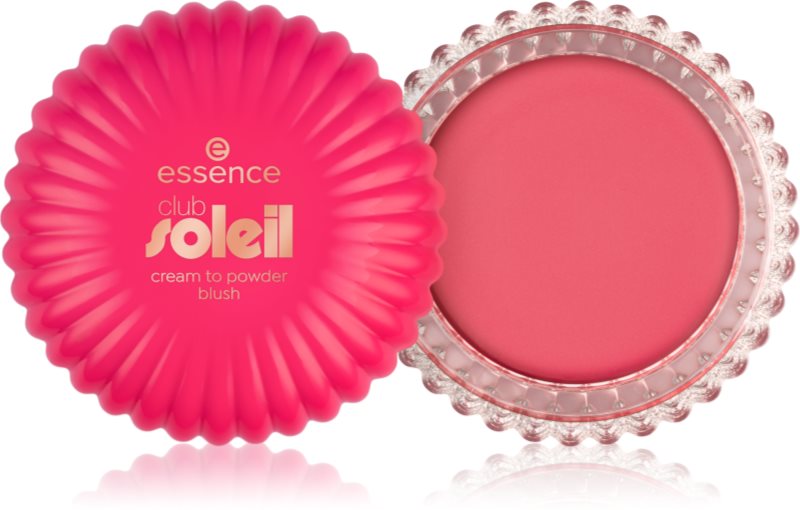 essence club SOLEIL blush cremos cu efect de pulbere culoare 01 Guava Sunset 8.5 g