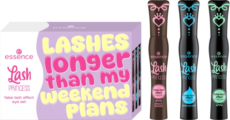 essence Lash PRINCESS false lash effect eye set set de rimeluri cu efect de gene false