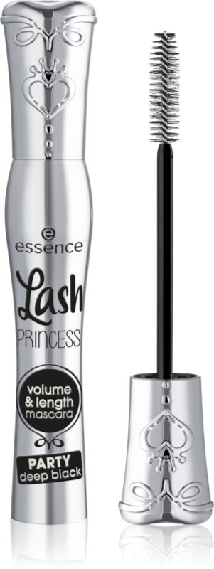 essence Lash PRINCESS PARTY mascara pentru volum pentru alungirea si separarea genelor culoare deep black 10 ml