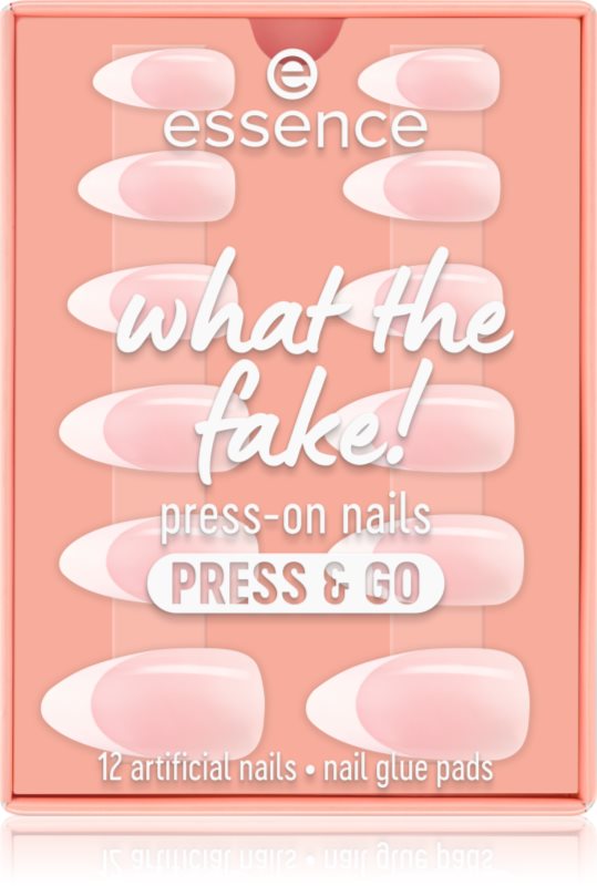 essence WHAT THE FAKE! unghii artificiale 01 french nails