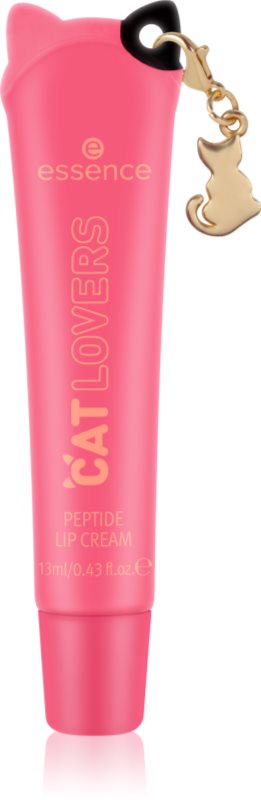 essence DOG GANG OR CAT CREW?!? CAT LOVERS balsam de buze colorat cu peptide culoare 01 Little Paw 13 ml