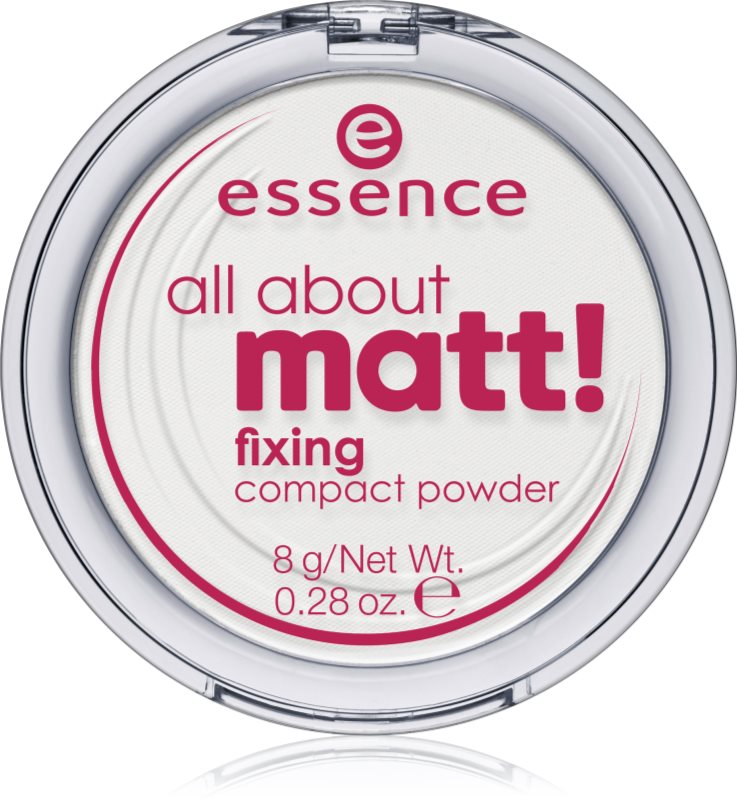 essence All About Matt! pudră transparentă compactă 8 g