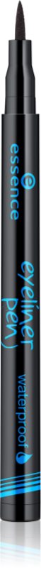essence Eyeliner Pen eyeliner rezistent la apă culoare 01 Black 1 ml