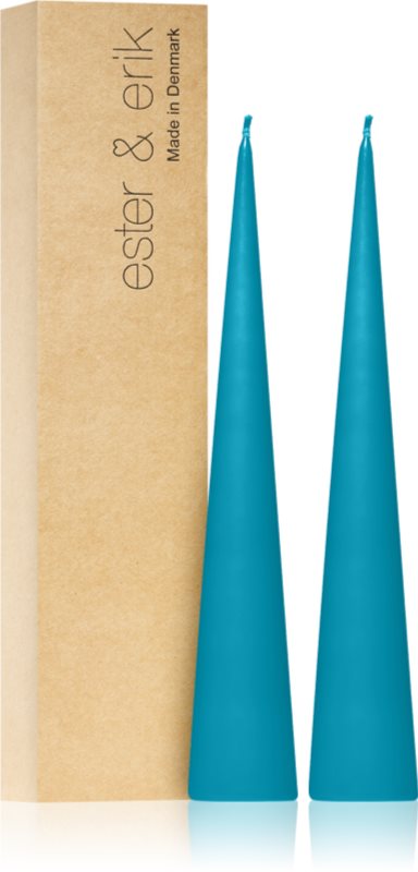 ester & erik cone candles turquoise (no. 56) lumanare