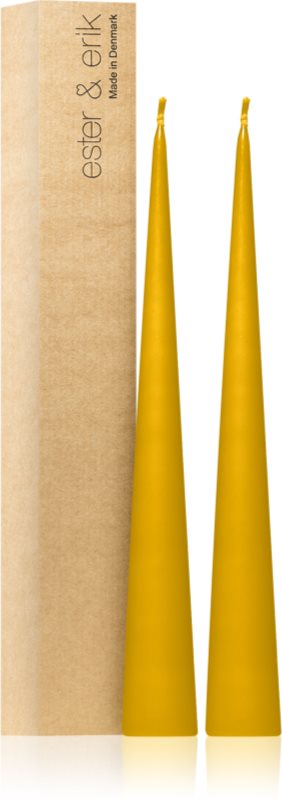 ester & erik cone candles honey balm (no. 43) lumanare 2x37 cm