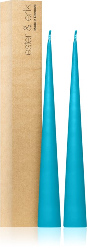 ester & erik cone candles turquoise (no. 56) lumanare