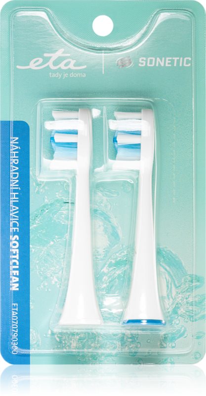 ETA Sonetic SoftClean 0707 90300 capete de schimb pentru periuta de dinti For ETAx707 2 buc
