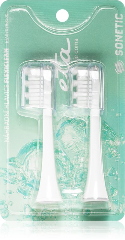 ETA Sonetic FlexiClean 0707 90100 capete de schimb pentru periuta de dinti mediu For ETAx707 2 buc