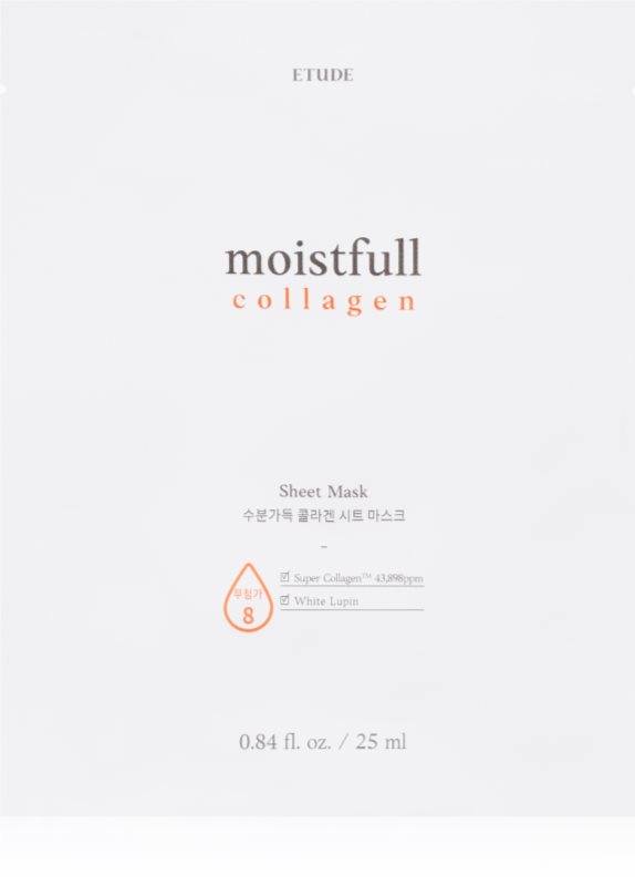ETUDE Moistfull Collagen mască textilă hidratantă cu colagen 25 ml