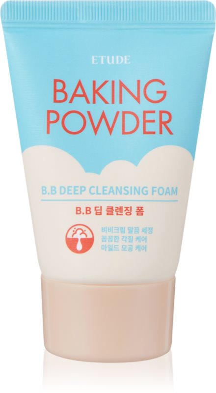 ETUDE Baking Powder spuma cremoasa pentru o curatare profunda cu efect exfoliant
