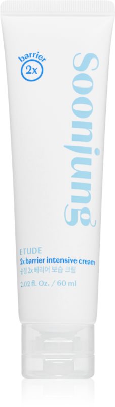 ETUDE SoonJung 2x Barrier Intensive Cream cremă intens hidratantă reface bariera protectoare a pielii 60 ml