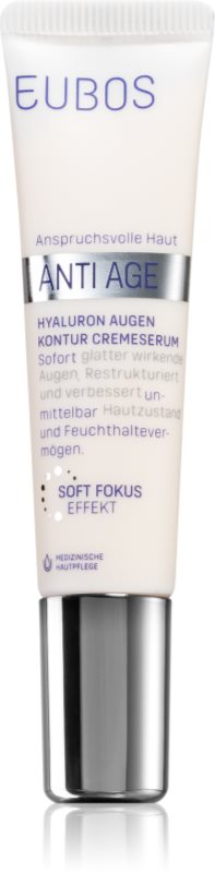 Eubos Hyaluron ser crema zona ochilor 15 ml