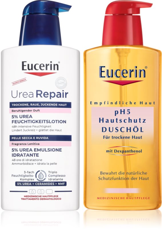 Eucerin UreaRepair set pentru piele uscata