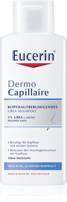 Eucerin DermoCapillaire șampon pentru un scalp uscat, atenueaza senzatia de mancarime 250 ml