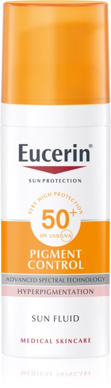 Eucerin Sun Pigment Control emulsie protectoare împotriva hiper-pigmentării tenului SPF 50+ 50 ml