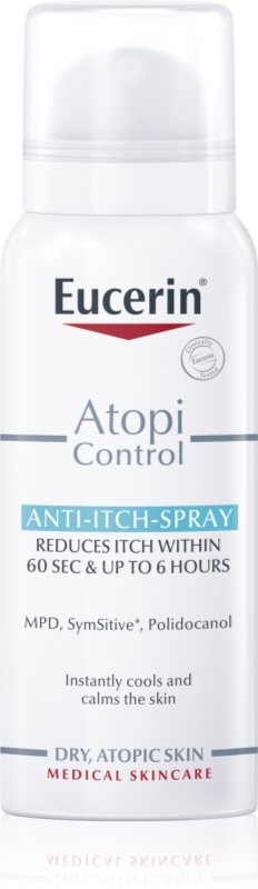 Eucerin AtopiControl spray pentru atenuarea instantanee a mâncărimii și a iritației 50 ml