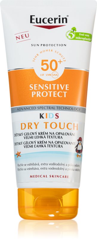 Eucerin Sun Kids Sensitive Protect Gel-Cream SPF50+ protectie solara pentru copii SPF 50+ 200 ml