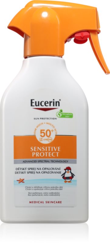 Eucerin Sensitive Protect spray pentru protectie solara pentru copii SPF 50+ 250 ml