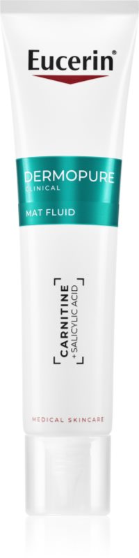 Eucerin DermoPure Clinical Mat Fluid fluid matifiant impotriva imperfectiunilor pielii cauzate de acnee 40 ml