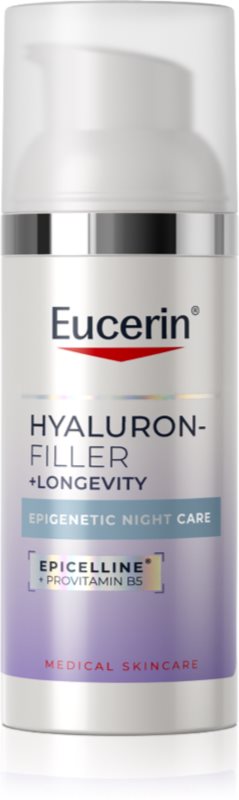 Eucerin Hyaluron-Filler + Longevity Epigenetic night care crema de noapte împotriva tuturor semnelor de imbatranire 50 ml