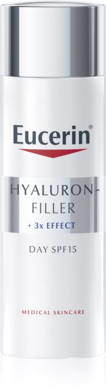 Eucerin Hyaluron-Filler + 3x Effect crema de zi împotriva îmbătrânirii pielii SPF 15 50 ml