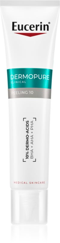 Eucerin DermoPure Clinical Peeling 10 cremă peeling pentru noapte pentru ten acneic 40 ml