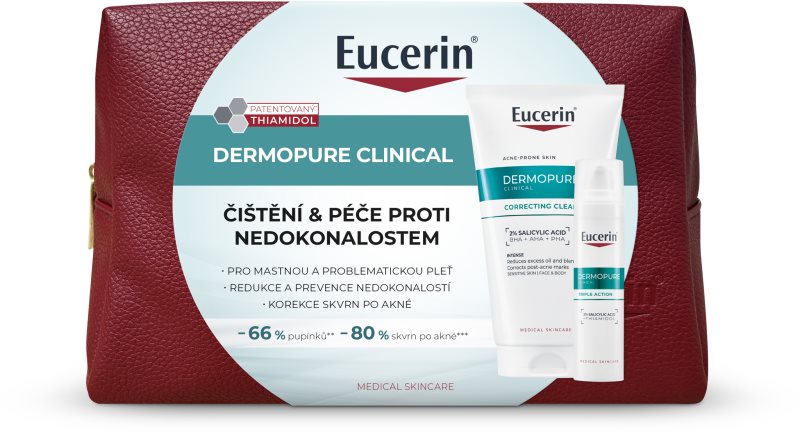 Eucerin DermoPure Clinical Triple Action set cadou pentru femei