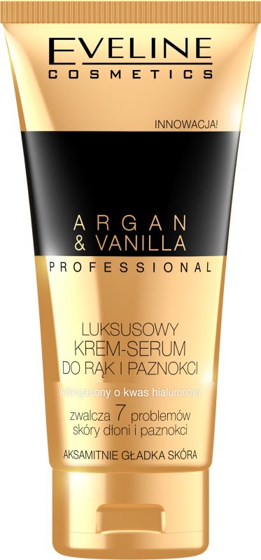 Eveline Cosmetics Argan&Vanilla crema hranitoare pentru maini si unghii 100 ml