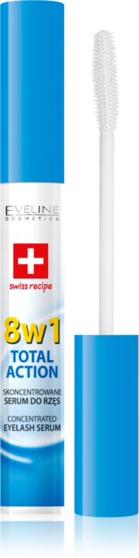 Eveline Cosmetics Total Action ser pentru gene 8 in 1 10 ml