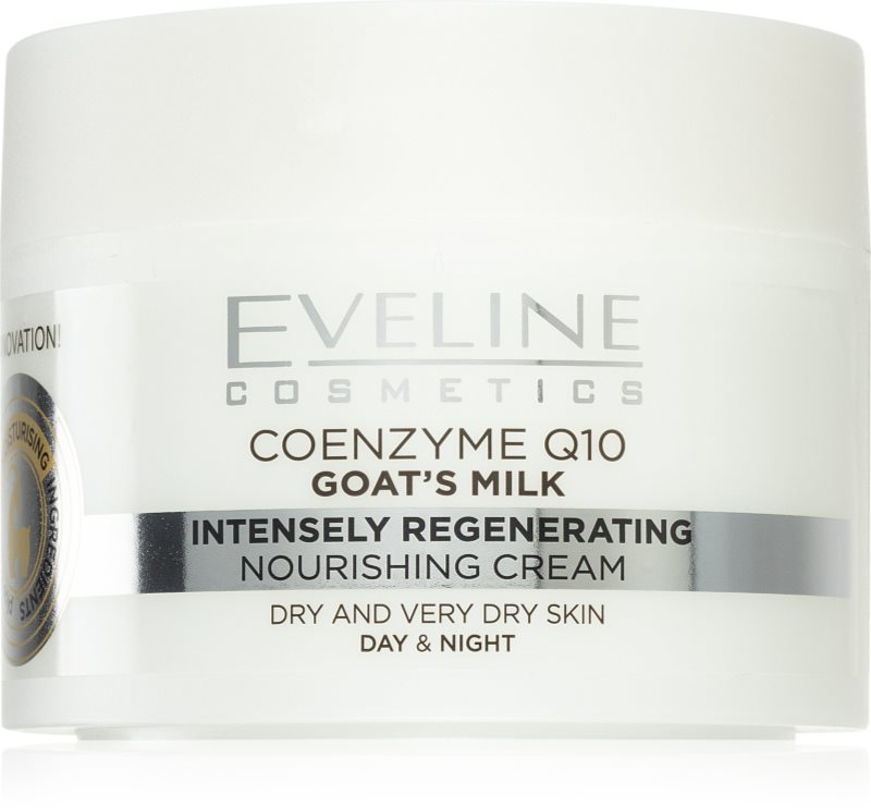 Eveline Cosmetics Coenzym Q10 & Goat's Milk crema de fata hidratanta cu lapte de capra 50 ml