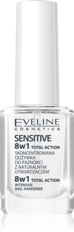 Eveline Cosmetics Total Action lac de unghii intaritor 8 in 1 12 ml