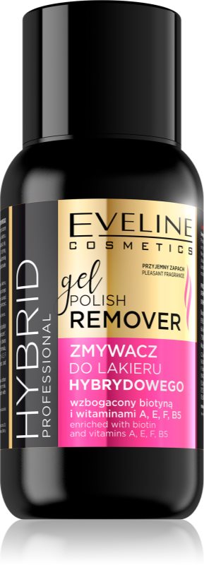 Eveline Cosmetics Hybrid Professional dizolvant pentru oja cu vitamina A si E 150 ml