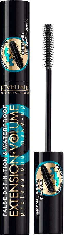 Eveline Cosmetics Extension Volume rimel pentru alungire rezistent la apă, pentru extra volum 10 ml