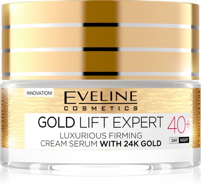 Eveline Cosmetics Gold Lift Expert cremă de lux pentru fermitate cu aur de 24 de karate 50 ml