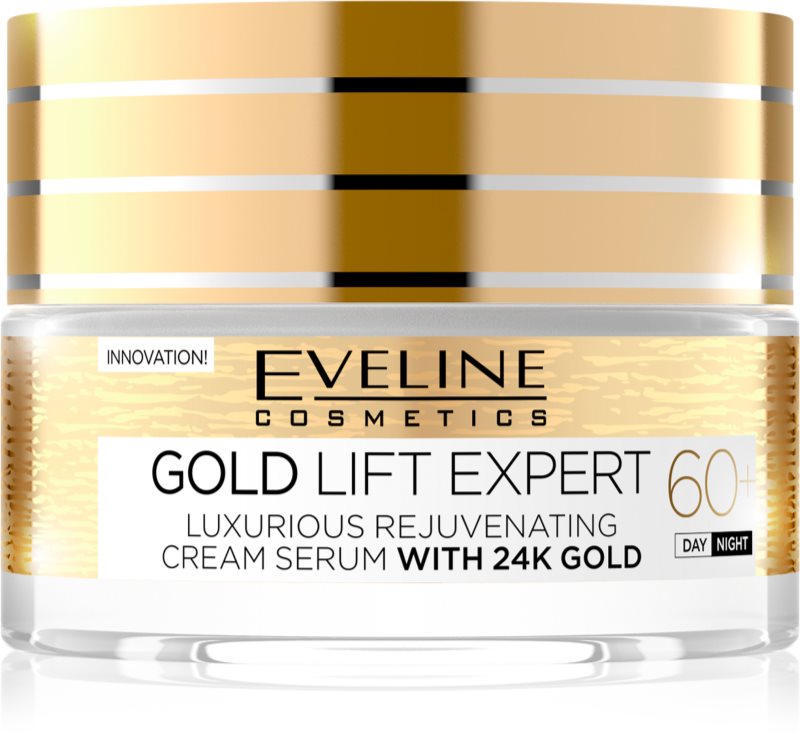 Eveline Cosmetics Gold Lift Expert crema de zi si noapte 60+ cu efect de intinerire 50 ml