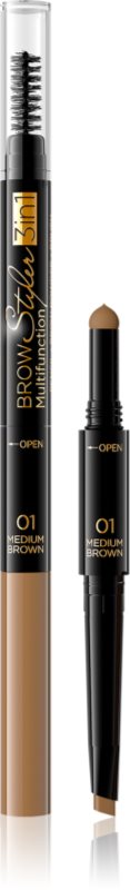 Eveline Cosmetics Brow Styler creion sprâncene precise 3 in 1