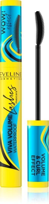 Eveline Cosmetics Viva Lashes Volume mascara rezistent la apa pentru volum și ingrosarea genelor 10 ml