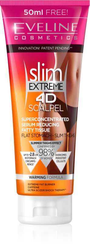 Eveline Cosmetics Slim Extreme 4D Scalpel Ser pentru corp de reducere a țesutului adipos subcutanat 250 ml