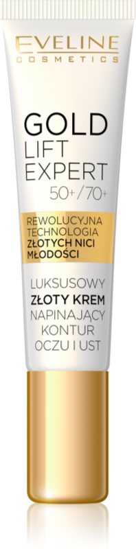 Eveline Cosmetics Gold Lift Expert crema tonifianta zona ochilor si a buzelor 15 ml