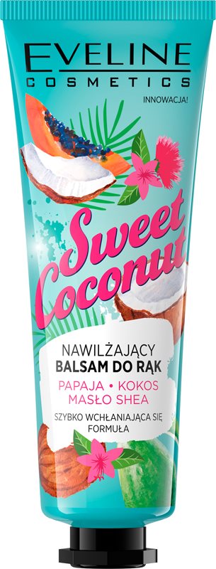 Eveline Cosmetics Sweet Coconut balsam nutritiv pentru mâini 50 ml